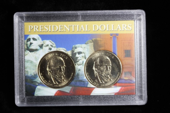 PRESIDENTIAL DOLLAR SERIES BOTH P & D MINT IN CASE (JAMES POLK)