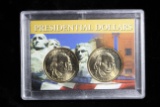 PRESIDENTIAL DOLLAR SERIES BOTH P & D MINT IN CASE (JAMES MADISON)