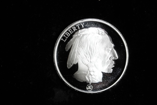 1OZ .999 FINE SILVER ROUND (RMC BUFFALO)