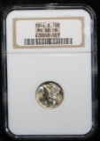 1944 S MERCURY SILVER DIME COIN NGC MS66 FULL BANDS!!