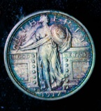 1917 D TYPE 1 STANDING LIBERTY SILVER QUARTER COIN GRADE GEM MS BU UNC MS++++ COIN!!!!