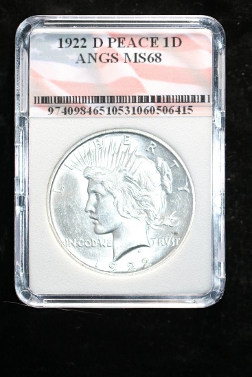 1922 D SILVER PEACE DOLLAR COIN GRADE GEM MS BU UNC MS++++ COIN!!!!