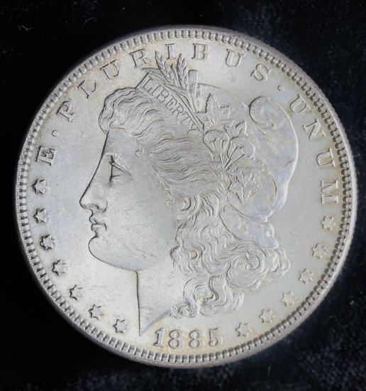 1885 SILVER MORGAN DOLLAR COIN GRADE GEM MS BU UNC MS+++COIN