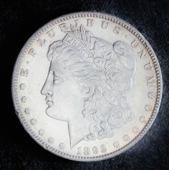 1892 SILVER MORGAN DOLLAR COIN GRADE GEM MS BU UNC MS+++COIN