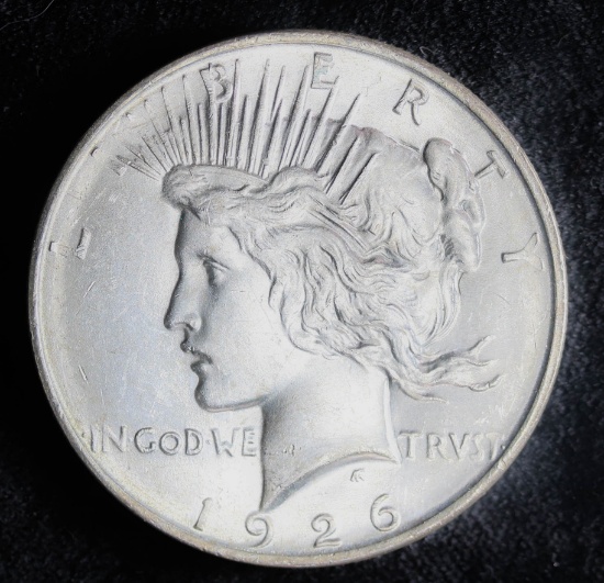 1926 D SILVER PEACE DOLLAR COIN GRADE GEM MS BU UNC MS+++COIN