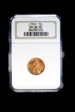 1945 WHEAT LINCOLN CENT PENNY COIN NGC MS65 RED