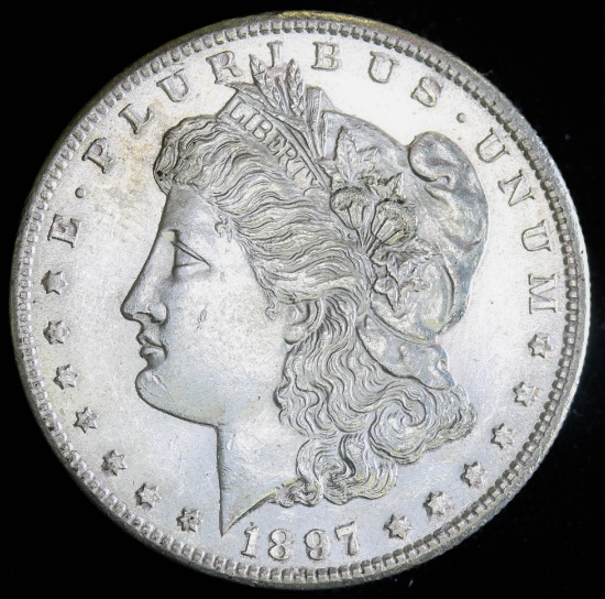 1897 S SILVER MORGAN DOLLAR COIN GRADE GEM MS BU UNC MS++++ COIN!!!!