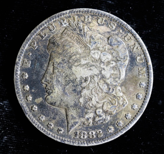 1882 CC SILVER MORGAN DOLLAR COIN