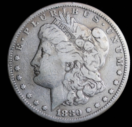 1880 S SILVER MORGAN DOLLAR COIN