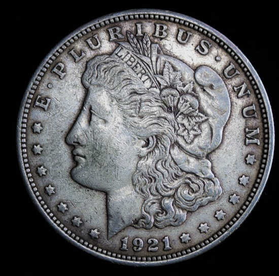 1921 D SILVER MORGAN DOLLAR COIN