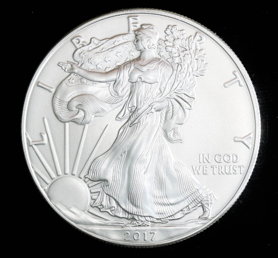 2017 1OZ .999 FINE SILVER AMERICAN EAGLE