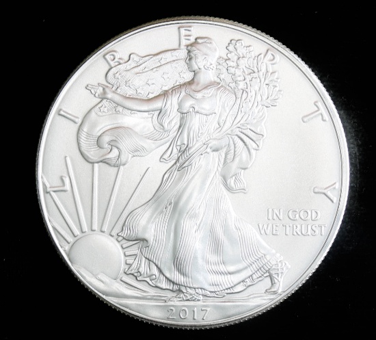 2017 1OZ .999 FINE SILVER AMERICAN EAGLE