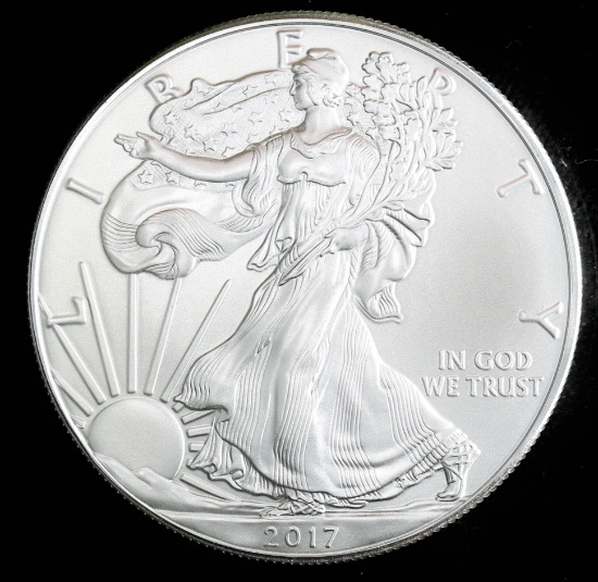 2017 1OZ .999 FINE SILVER AMERICAN EAGLE