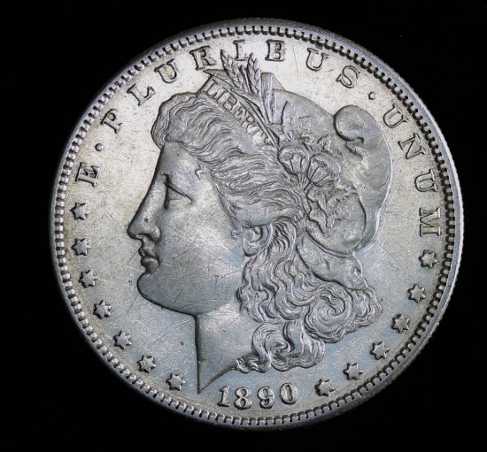 1890 S SILVER MORGAN DOLLAR COIN NICE HIGH GRADE COIN!