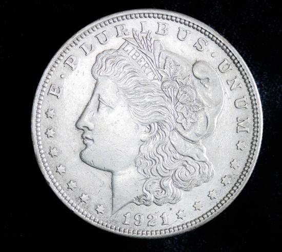 1921 SILVER MORGAN DOLLAR COIN NICE HIGH GRADE COIN!