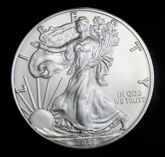 2017 1OZ .999 FINE SILVER AMERICAN EAGLE