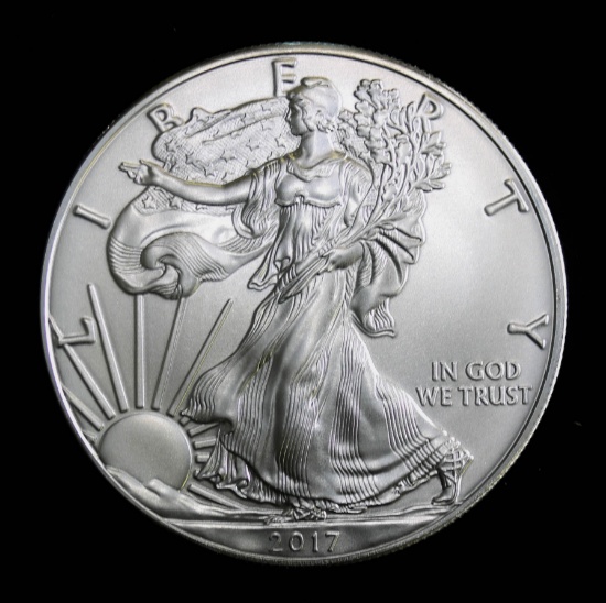 2017 1OZ .999 FINE SILVER AMERICAN EAGLE