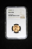 1940 D WHEAT LINCOLN CENT PENNY COIN NGC MS65 RED