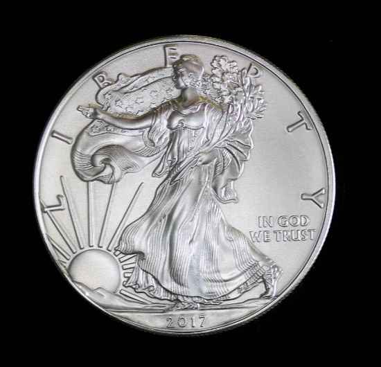 2017 1OZ .999 FINE SILVER AMERICAN EAGLE