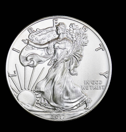 2017 1OZ .999 FINE SILVER AMERICAN EAGLE