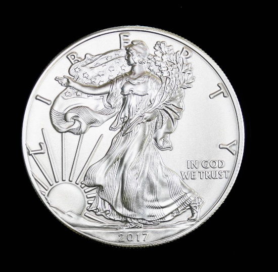 2017 1OZ .999 FINE SILVER AMERICAN EAGLE