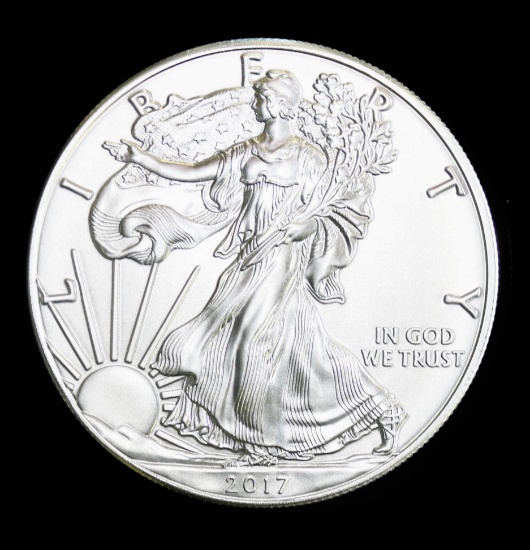 2017 1OZ .999 FINE SILVER AMERICAN EAGLE