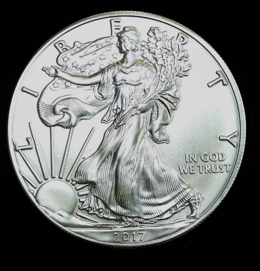 2017 1OZ .999 FINE SILVER AMERICAN EAGLE