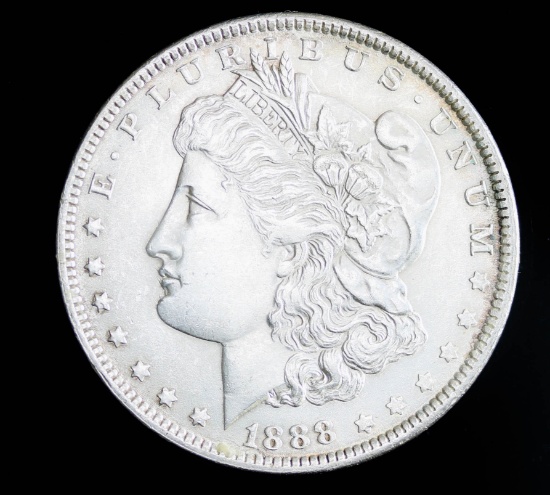 1888 SILVER MORGAN DOLLAR COIN GRADE GEM MS BU UNC MS++++ COIN!!!!