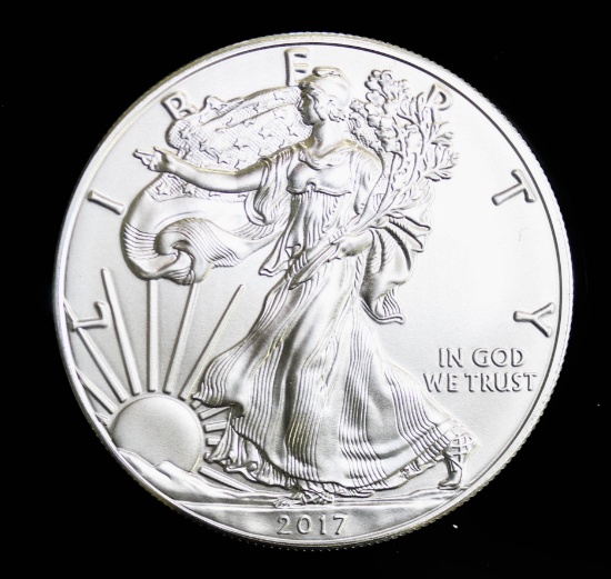 2017 1OZ .999 FINE SILVER AMERICAN EAGLE