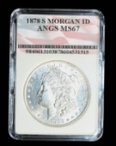 1878 S SILVER MORGAN DOLLAR COIN GRADE GEM MS BU UNC MS++++ COIN!!!!