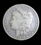 1887 O MORGAN SILVER DOLLAR COIN