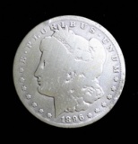 1896 O MORGAN SILVER DOLLAR COIN