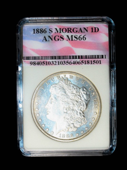 1886 S SILVER MORGAN DOLLAR COIN GRADE GEM MS BU UNC MS++++ COIN!!!!