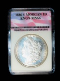 1886 S SILVER MORGAN DOLLAR COIN GRADE GEM MS BU UNC MS++++ COIN!!!!