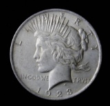 1923 SILVER PEACE DOLLAR COIN