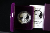 1993 1OZ .999 FINE PROOF SILVER EAGLE COIN W/ BOX PAPERS