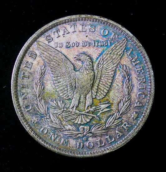 1884 O SILVER MORGAN DOLLAR COIN GRADE GEM MS BU UNC MS++++ COIN!! TONING!!