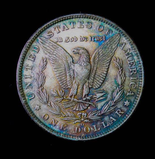 1885 O SILVER MORGAN DOLLAR COIN GRADE GEM MS BU UNC MS++++ COIN!! TONING!!