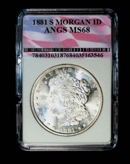 1881 S SILVER MORGAN DOLLAR COIN GRADE GEM MS BU UNC MS++++ COIN!!