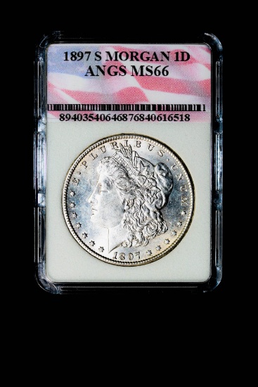 1897 S SILVER MORGAN DOLLAR COIN GRADE GEM MS BU UNC MS++++ COIN!!!!