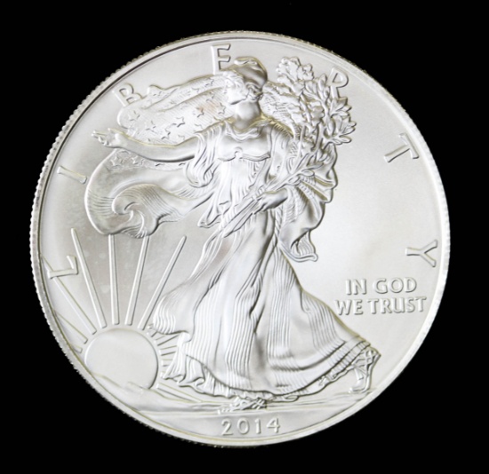 2014 1oz .999 FINE SILVER AMERICAN EAGLE COIN