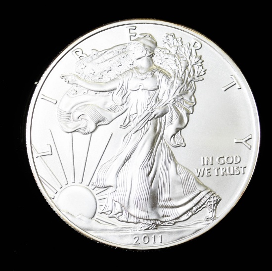 2011 1oz .999 FINE SILVER AMERICAN EAGLE COIN