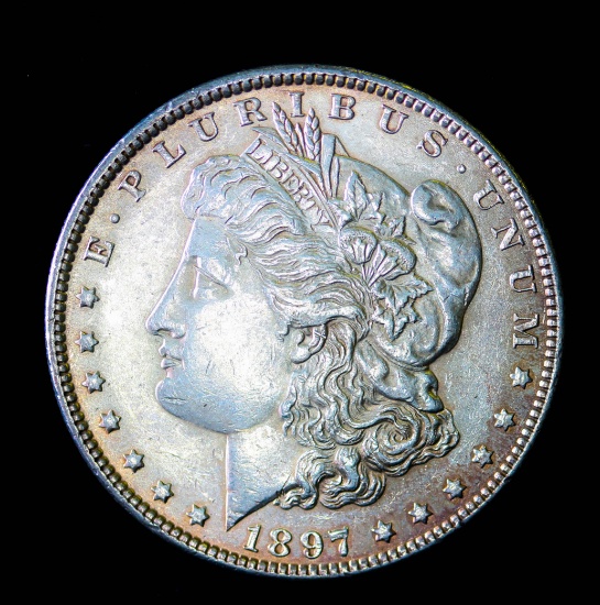 1897 SILVER MORGAN DOLLAR COIN GRADE GEM MS BU UNC MS++++ COIN!!!!