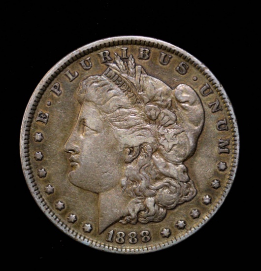 1888 SILVER MORGAN DOLLAR COIN