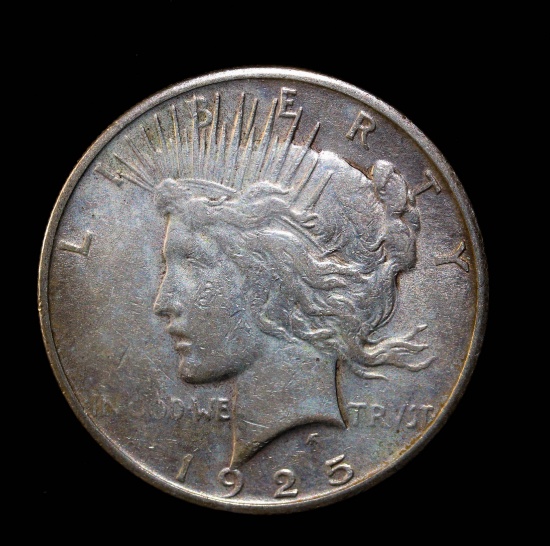 1925 S SILVER PEACE DOLLAR COIN