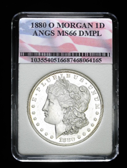 1880 O SILVER MORGAN DOLLAR COIN GRADE GEM MS BU UNC MS++++ DMPL