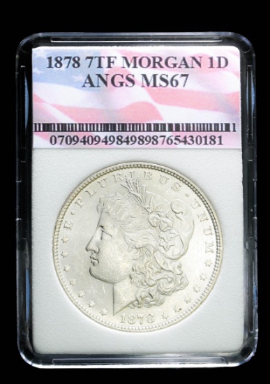 1878 7TF SILVER MORGAN DOLLAR COIN GRADE GEM MS BU UNC MS++++ COIN!!!