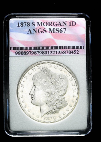 1878 S SILVER MORGAN DOLLAR COIN GRADE GEM MS BU UNC MS++++ COIN!!!