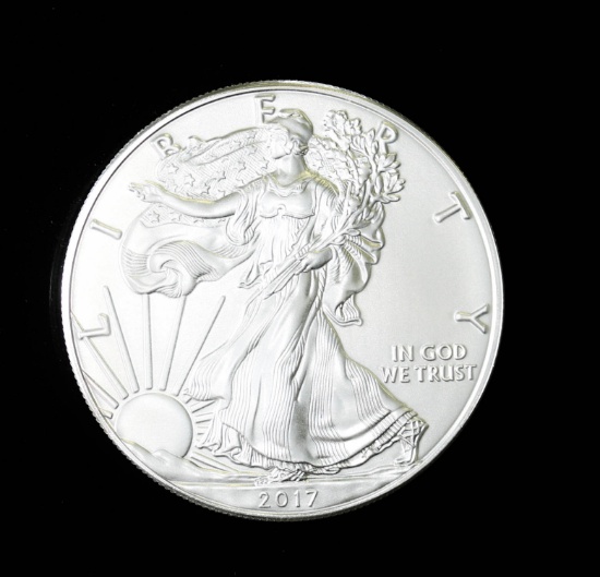 2017 1oz .999 FINE SILVER AMERICAN EAGLE COIN