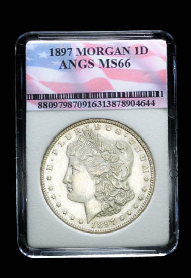 1897 SILVER MORGAN DOLLAR COIN GRADE GEM MS BU UNC MS++++ COIN!!!!